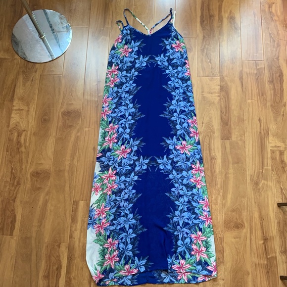 BNWT Beautiful Strappy Floral Print Tank Maxi Dress Size Large - Picture 5 of 10